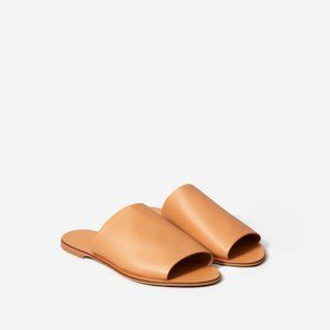 Everlane Day Slide Sandels in Camel, 10, new